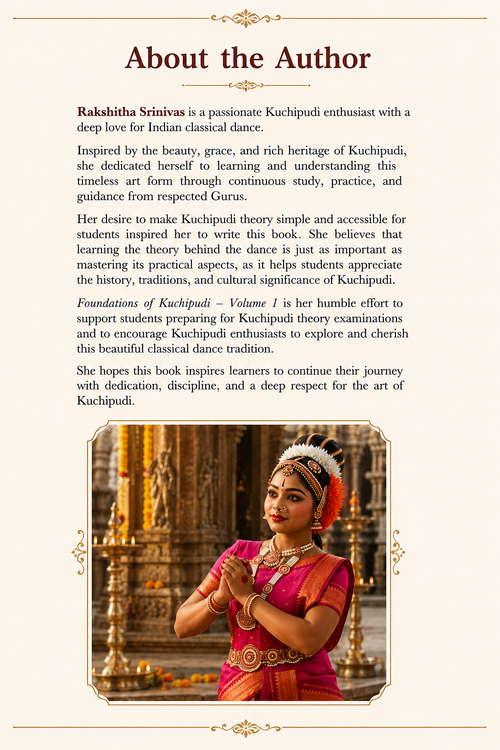 Foundations of Kuchipudi — The Kuchipudi Learning Series Volume 1