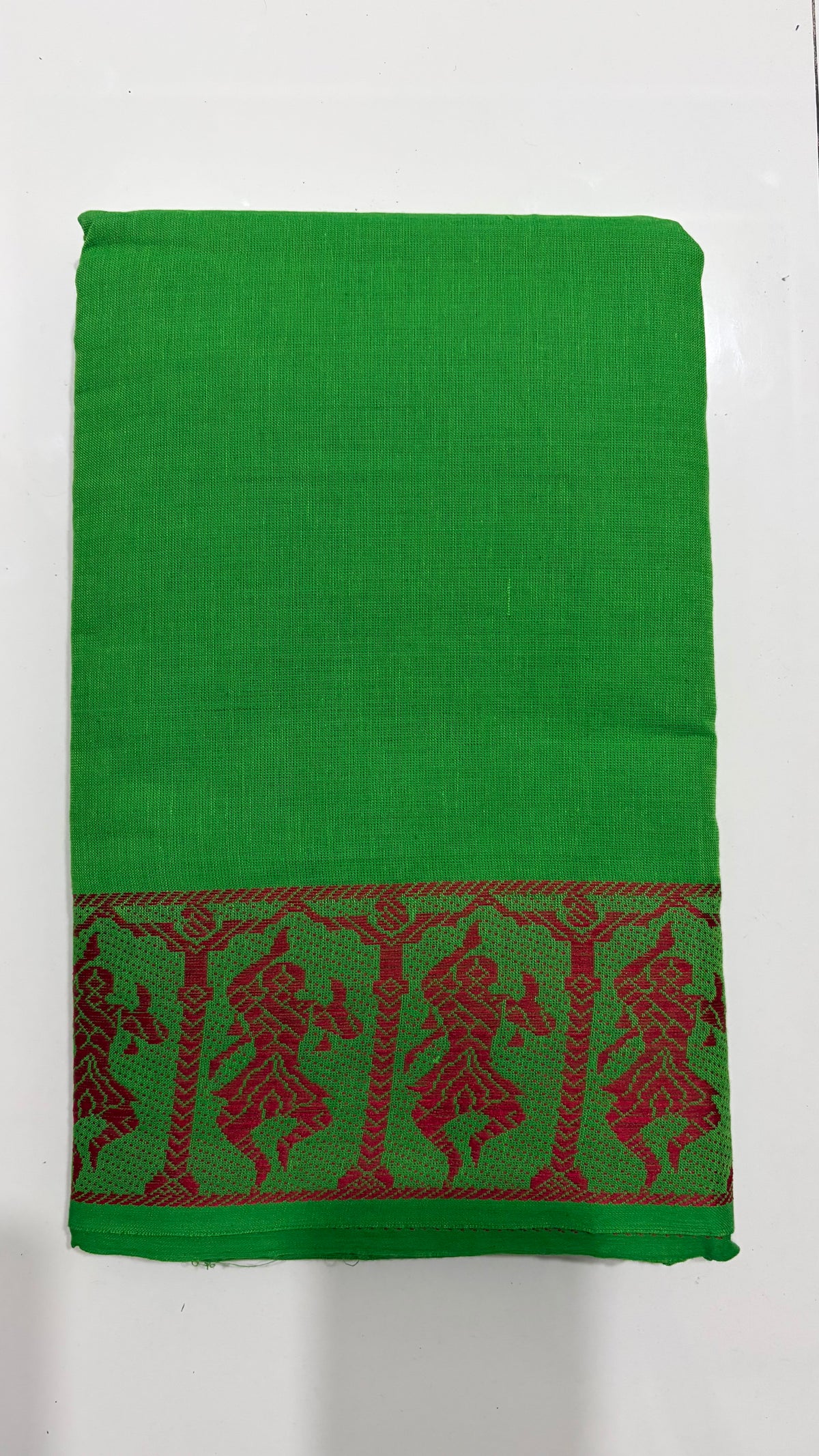 Kuchipudi Dance Practice Saree — Unstitched